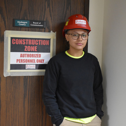 Laila White, Building Construction Technology student, Ferris State
