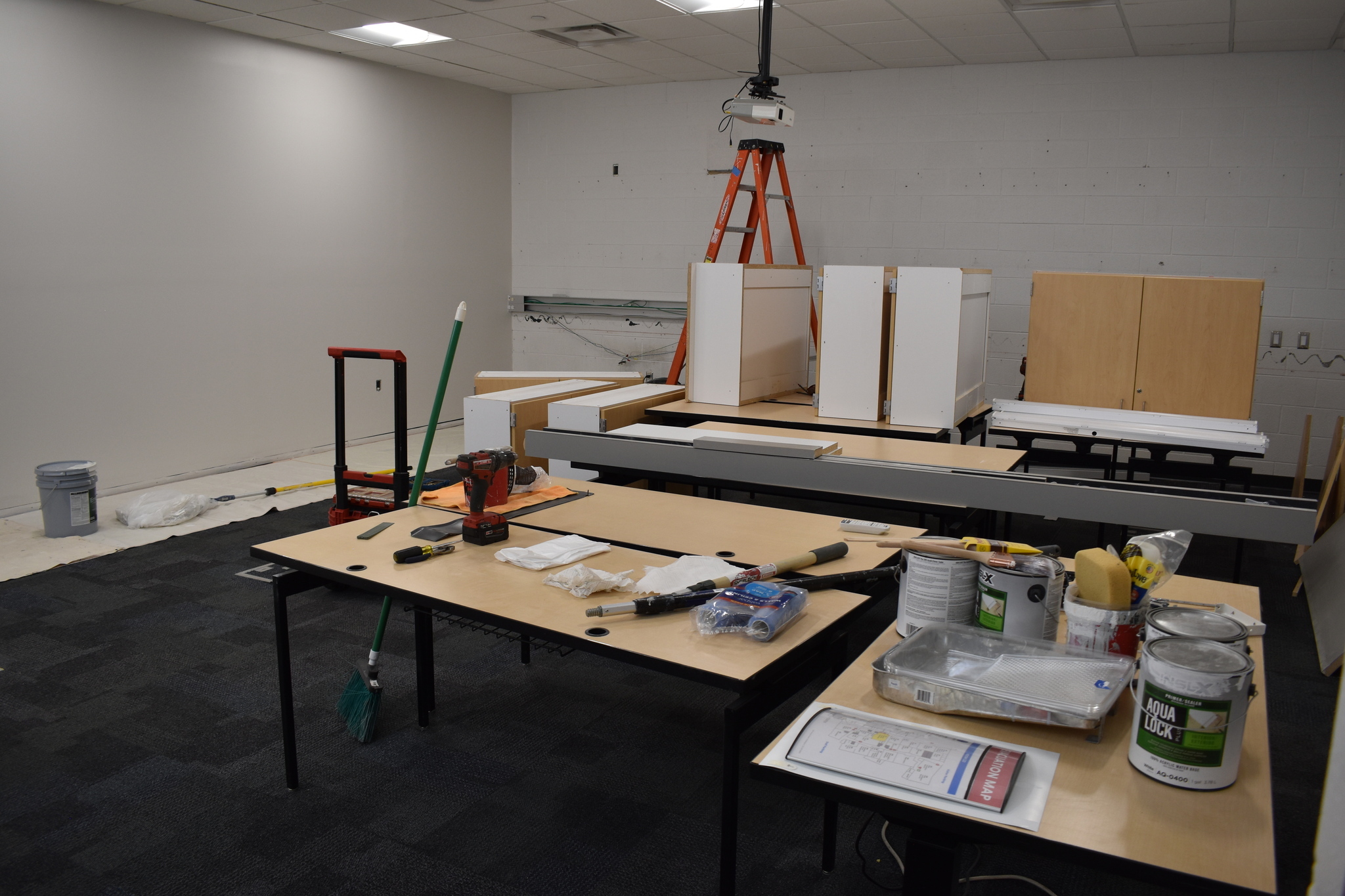 Future Community Health Worker classroom under construction