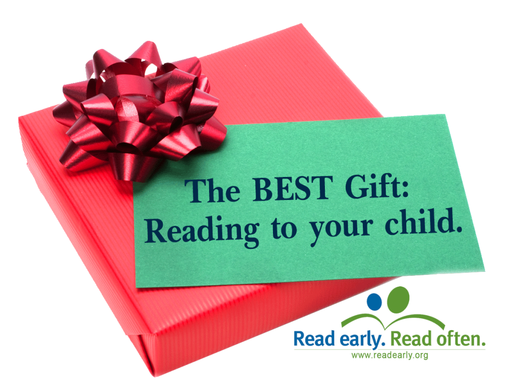 The best gift: Reading to your child. Read early. Read often. 